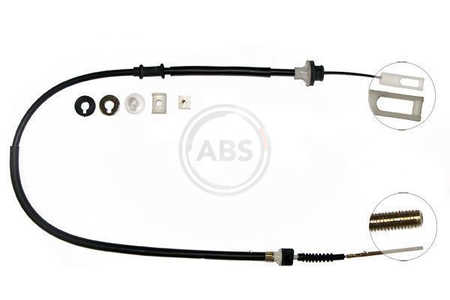 A.B.S. Cable de accionamiento, accionamiento del embrague-0