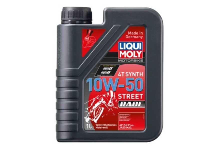 Liqui Moly Aceite de motor Motorbike 4T Synth 10W-50 Street Race-0