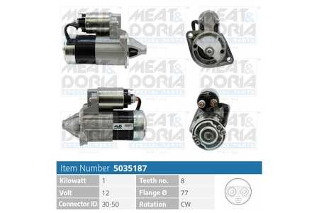 Meat & Doria Startmotor / Starter-0