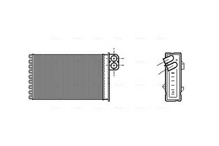 AVA QUALITY COOLING Kachelradiateur, interieurverwarming-0
