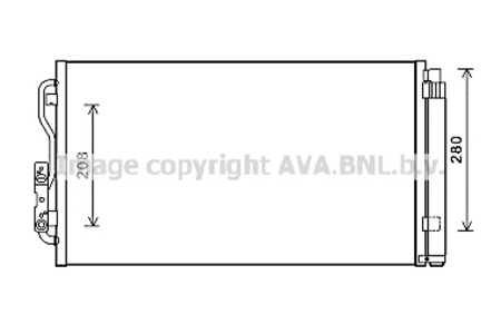 Secadora BMW 1er F20 F21 1.6-3.0 Desde 2010 Aire Frío Condensador de Aire Incl