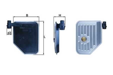 Mahle Hydraulische filter, automatische transmissie-0