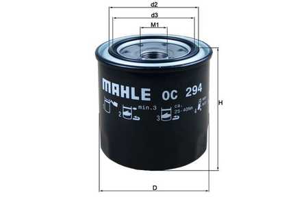 Mahle Filtro olio-0