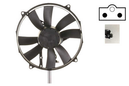 Mahle Ventilator, condensor, airconditioning BEHR-0