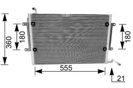 Mahle Condensatore, Climatizzatore BEHR-0
