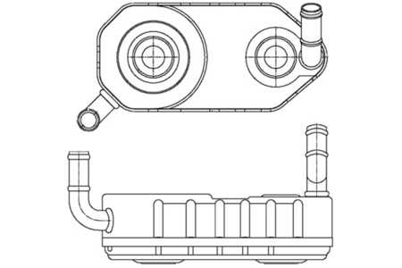 Mahle Automatikgetriebe-Ölkühler BEHR-0