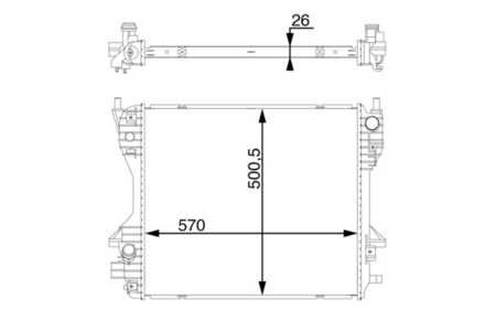 Mahle Kühler BEHR-0