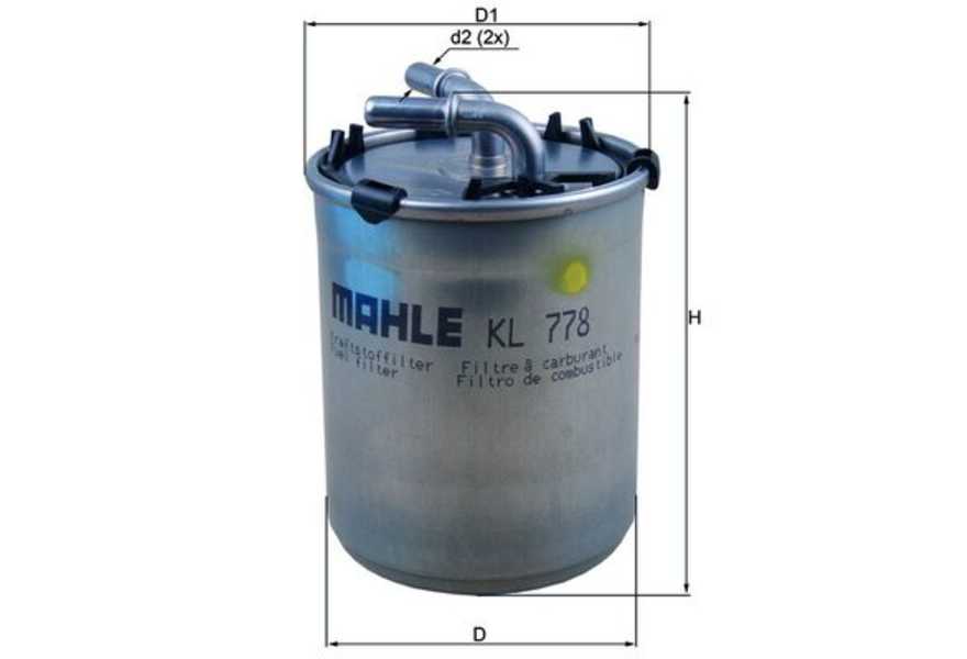 Mahle Filtro carburante-0