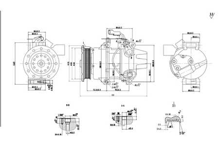 MAXGEAR Compressor, airconditioning-0