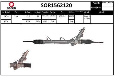 SNRA Lenkgetriebe (mit und ohne Servolenkung)-0