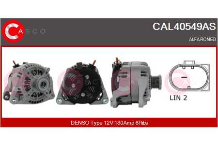 CASCO Lichtmaschine, Generator Brand New HQ-0