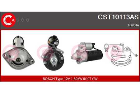 CASCO Startmotor / Starter Brand New HQ-0