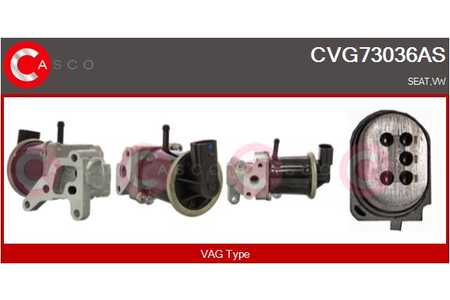 CASCO Valvola ricircolo gas scarico-EGR Brand New HQ-0