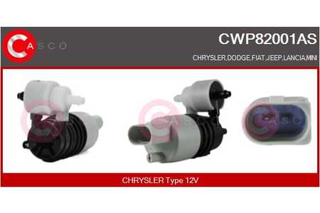 CASCO Pompa acqua lavaggio, Pulizia cristalli Brand New HQ-0