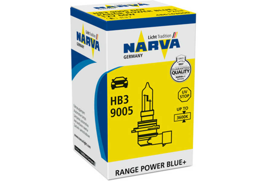 NARVA Gloeilamp, koplamp Range Power Blue+-0