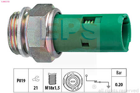 EPS Interruttore a pressione olio Made in Italy - OE Equivalent-0