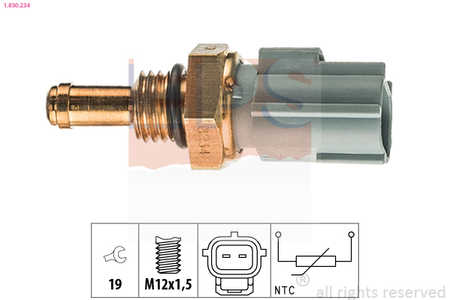 EPS Sensor, olietemperatuur Made in Italy - OE Equivalent-0