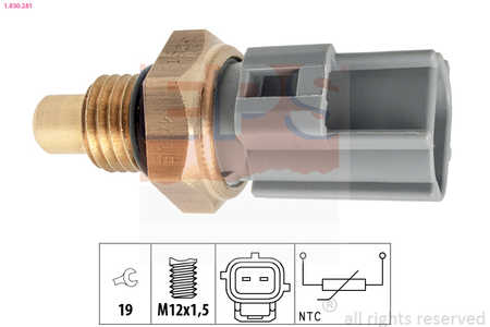 EPS Sensor, temperatura combustible Made in Italy - OE Equivalent-0