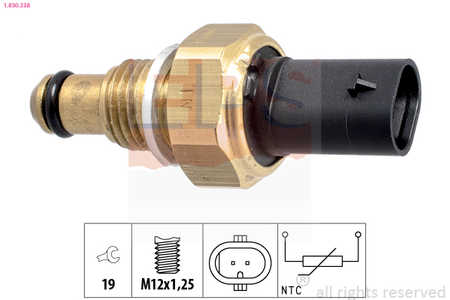 EPS Sensor, temperatura combustible Made in Italy - OE Equivalent-0