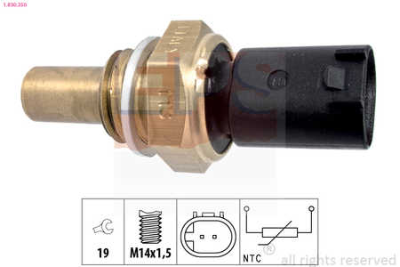 EPS Sensor, temperatura del aceite Made in Italy - OE Equivalent-0