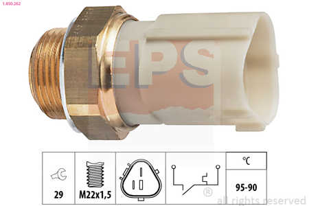 EPS Kühlerlüfter-Temperaturschalter Made in Italy - OE Equivalent-0
