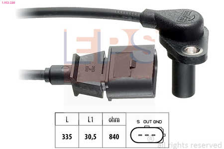 EPS Drehzahlsensor, Automatikgetriebe Made in Italy - OE Equivalent-0