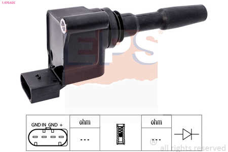 EPS Bobina de encendido Made in Italy - OE Equivalent-0