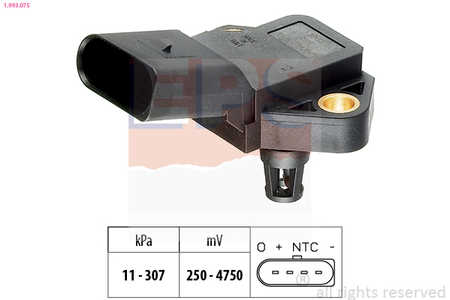 EPS Sensore pressione aria, Aggiustaggio altimetrico Made in Italy - OE Equivalent-0