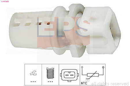 EPS Temperatuursensor, inlaatlucht Made in Italy - OE Equivalent-0