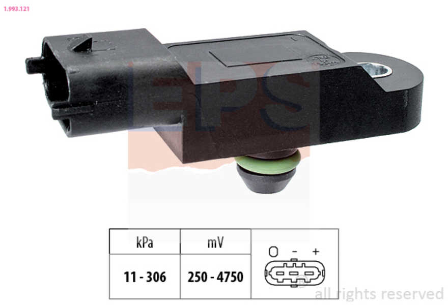 EPS Sensore pressione aria, Aggiustaggio altimetrico Made in Italy - OE Equivalent-0