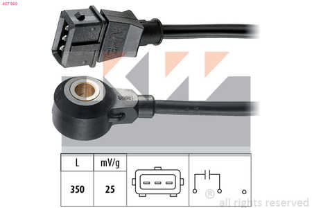 KW Sensor de detonaciones Made in Italy - OE Equivalent-0
