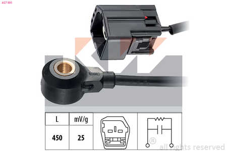 KW Klopfsensor Made in Italy - OE Equivalent-0