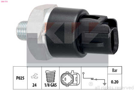 KW Interruptor de control de la presión de aceite Made in Italy - OE Equivalent-0