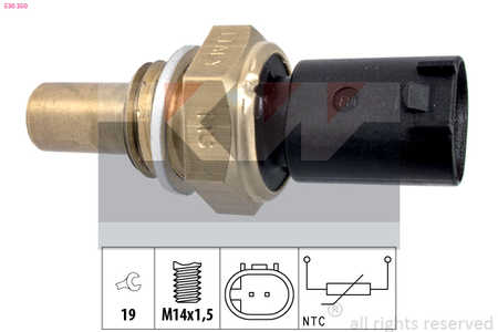 KW Sensor, olietemperatuur Made in Italy - OE Equivalent-0