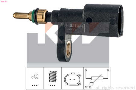 KW Kühlmitteltemperatur-Sensor Made in Italy - OE Equivalent-0