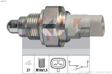 KW Rückfahrscheinwerfer-Schalter Made in Italy - OE Equivalent-0