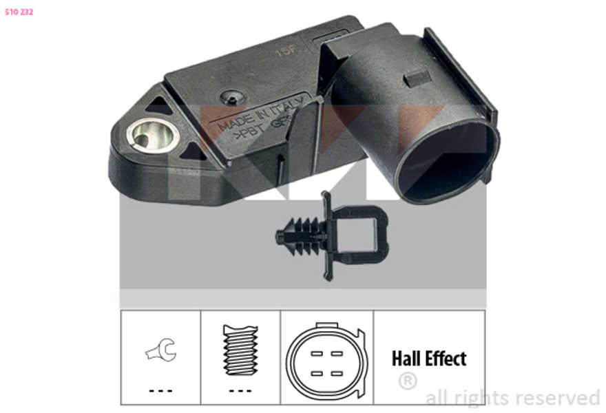 KW Interrupteur des feux de freins Made in Italy - OE Equivalent-0