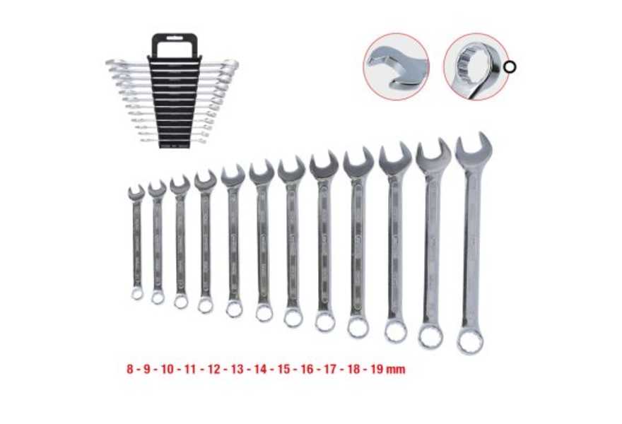 KS-Tools Kit de llaves poligonales/de boca-0