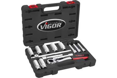VIGOR Kit de herramientas, vástago del pistón de amortiguador-0