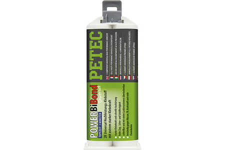 Petec Klebstoff, Kunststoffreparatur POWER BiBond extrem starker 2K Universal-Klebstoff-0