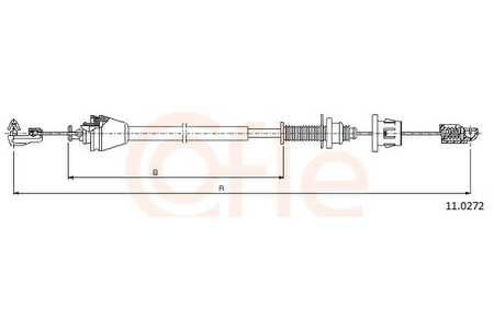 COFLE Cable del acelerador-0