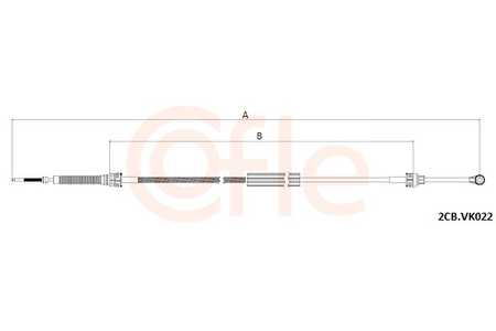 COFLE Kabel, versnelling-0
