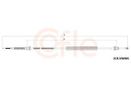 COFLE Kabel, versnelling-0
