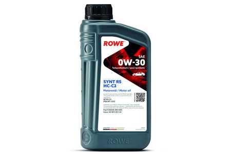 ROWE Olio motore HIGHTEC SYNT RS SAE 0W-30 HC-C2 (20247)-0