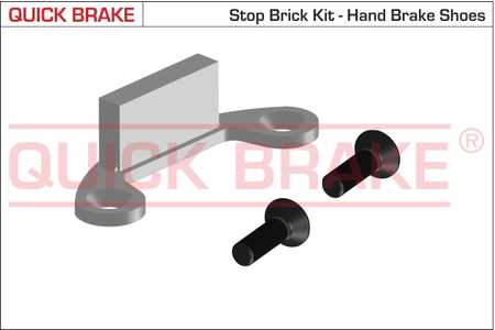 QUICK BRAKE Kit accessori, Ganasce freno stazionamento-0