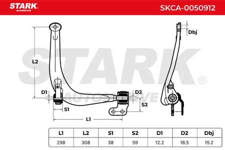 STARK Braccio oscillante, Sospensione ruota-0