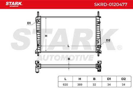 STARK Radiatore, Raffreddamento motore-0
