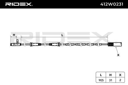 RIDEX Sensore, N° giri ruota-0