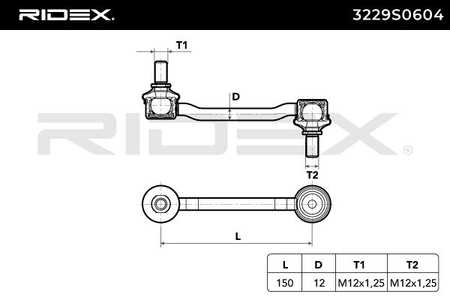 RIDEX Stabilisator-Stange/Strebe, Pendelstütze-0