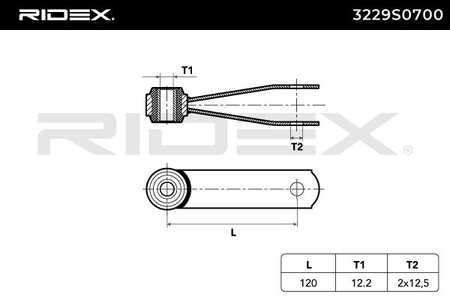 RIDEX Barra stabilizzatrice, montante stabilizzatore, biellette-0